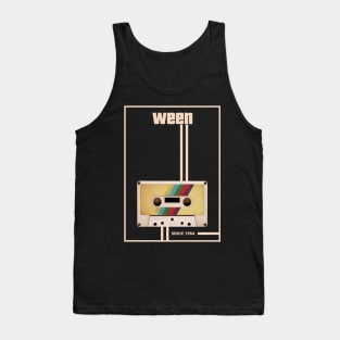 Ween Music Retro Cassette Tape Tank Top